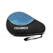 Чехол для теннисной ракетки синий с карманом