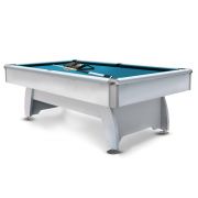 Модерн ПРО СБ 9 МДФ/ЛДСП (Пул, серый (ЛДСП), Manchester 60 Blue green, Система ската шаров, Накл. эл-в стальное)