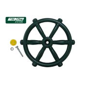 Пластиковый штурвал зеленый