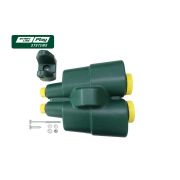 Пластиковый бинокль зеленый