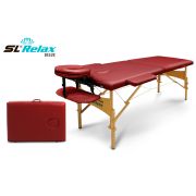 Массажный стол Delux Красный