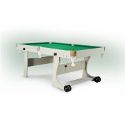 Компакт Лайт СБ 5 (РП, анкор/черный (ЛДСП), ЛДСП_16, Сукно amp;quot;Euro Pro 50amp;quot; ш1.98м Yellow green, Х/б сетка)