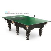 Игровое поле для настольного тенниса для бильярдного стола green