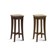 Табурет Президент высокий массив дуб (№4)