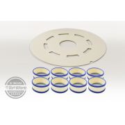 Сменные войлочные круги для 1BBCM68 (9 шт)