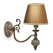 Бра Лео (Авт. № 2,плафоны зеленые,фурнитура золото)