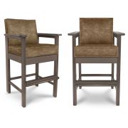 Стул бильярдный Victory (Grey_bristol,Винилискожа D.Green,Винилискожа (Dark Geen Темно-зеленый) цвет №206 ш1,44м)