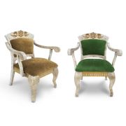 Кресло Ренессанс Гранж граб (Авт. № 1,Ткань Vilvet Lux,78 Velvet-Lux)