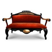 Диван Dragon  граб (Dragon красный,Ткань Vilvet Lux,54 Velvet-Lux)