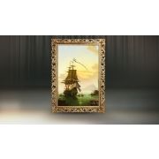 *Рама Винченцо 2194х1594 (Гранж/Глянцевый лак)