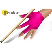 Перчатка-бильярдная Feudor Standard fuchsia S