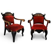 Кресло Dragon  граб (Dragon красный,Ткань Vilvet Lux,54 Velvet-Lux)