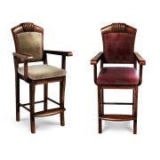 Стул бильярдный Ливерпуль-Люкс ясень (Патина 0,78 Velvet-Lux)