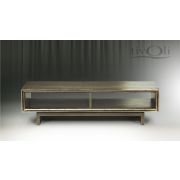 Тумба под ТВ 1300 х 370 (Мореный дуб/Голд)