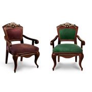 Кресло Император-Люкс ясень (№3,Ткань Vilvet Lux,70 Velvet-Lux)