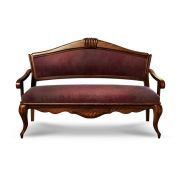 Диван Ливерпуль-Люкс ясень (Патина 3, 70 Velvet-Lux)