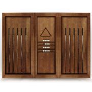 Киевница современная ясень мдф на 10 киев (black-wood)