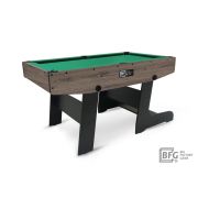 Бильярд BFG Compact Moby 4 (Анкор) (Пул, анкор/черный (ЛДСП), ЛДСП_16, Euro Pro 50 ш1.98м Yellow green, Х/б сетка)