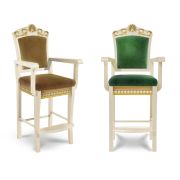 Стул бильярдный Ренессанс Голд (Авт. № 3,Ткань Vilvet Lux,60 Velvet-Lux)