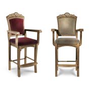 Стул бильярдный Император Голд ясень (Экс.4,Ткань Vilvet Lux,48 Velvet-Lux)