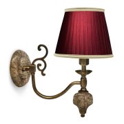 Бра Лео ll (Авт. № 2,плафоны зеленые,фурнитура золото)