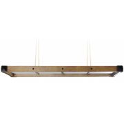 Лампа Evolution Охота 4 секции сосна (Дуб натуральный,фурнитура золото)