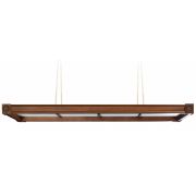 Лампа Evolution Гроссмейстер 4 секции сосна МДФ (Итальянский орех,фурнитура золото)