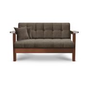 Диван High-Style ясень МДФ (№5,Винилискожа Mahogany,Винилискожа (Mahogany) цвет № 202)