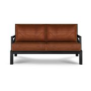 Диван Fusion  ясень МДФ (№1,Винилискожа (Mahogany) цвет № 202,Винилискожа Mahogany)