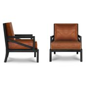 Кресло Fusion  ясень МДФ (Grey_bristol,Винилискожа Mahogany,Винилискожа (Mahogany) цвет № 202)