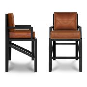 Стул бильярдный Fusion  массив ясень (№1,Винилискожа Mahogany,Винилискожа (Mahogany) цвет № 202)