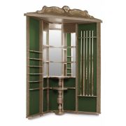 Кабинет Император Голд ясень (Манчестер 60 yellow green ш1,95)